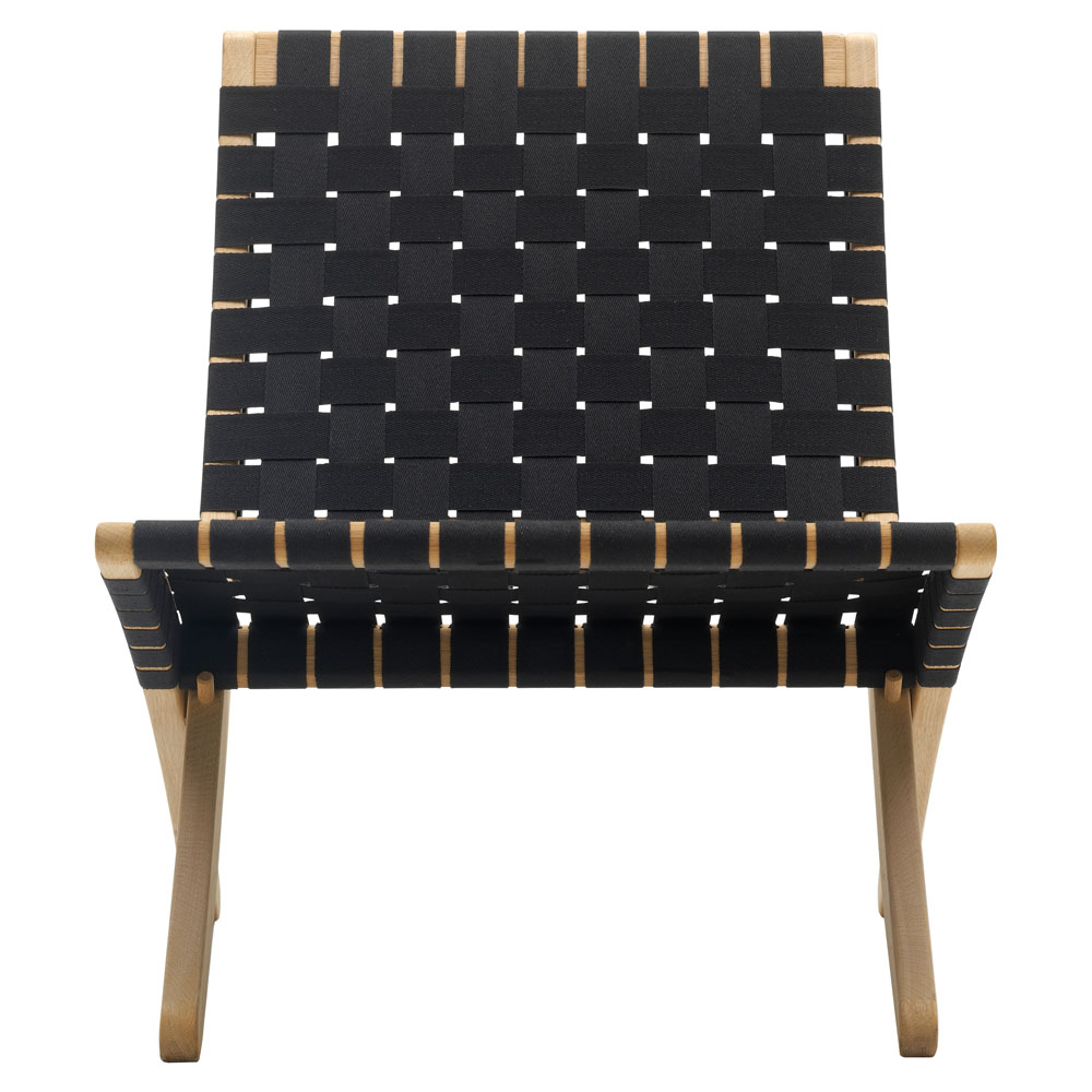 MG501 Cuba Chair - Black Cotton Webbing