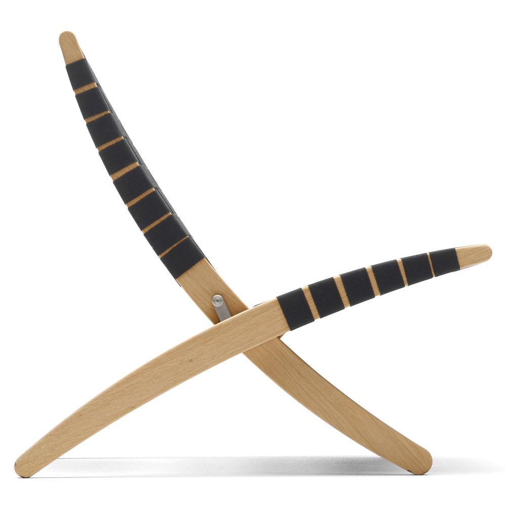 MG501 Cuba Chair - Black Cotton Webbing