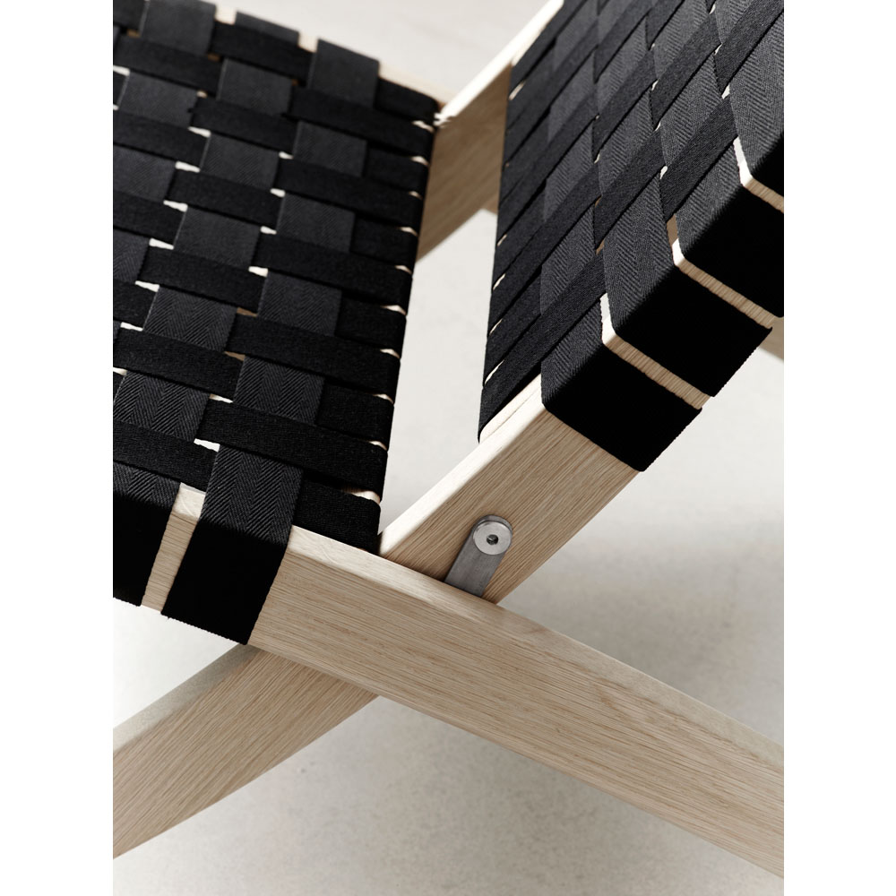 MG501 Cuba Chair - Black Cotton Webbing