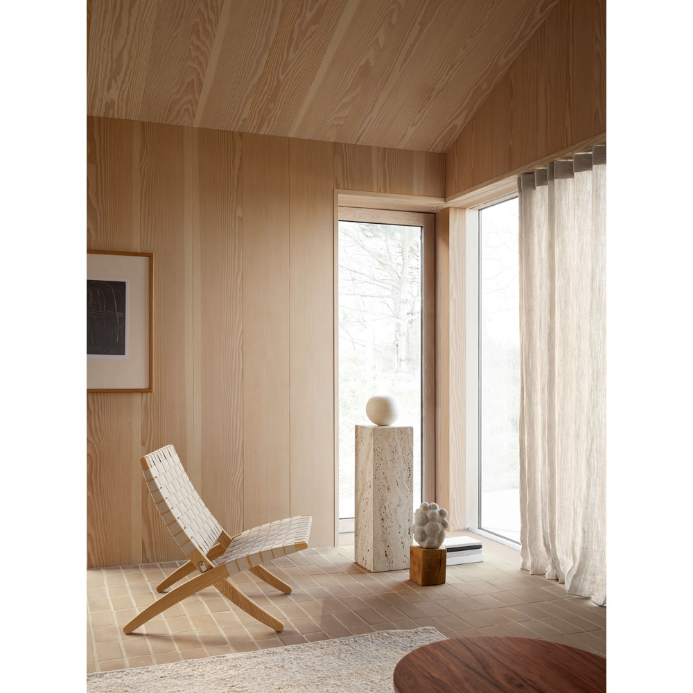 MG501 Cuba Chair - Black Cotton Webbing