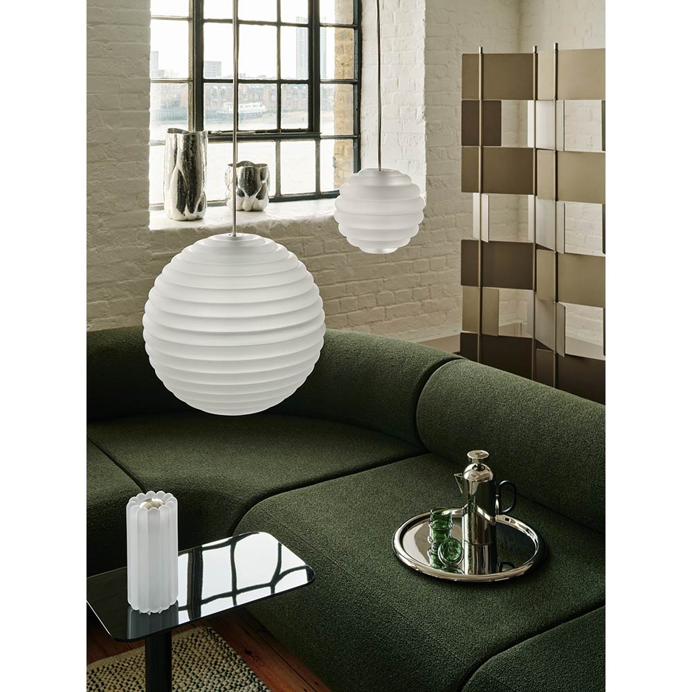 Press Sphere Pendant - Frosted