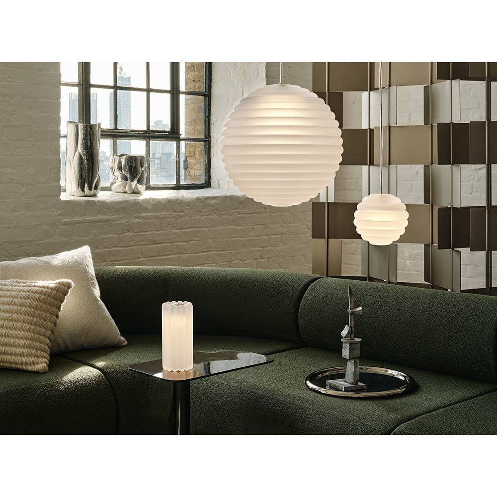 Press Sphere Pendant - Frosted