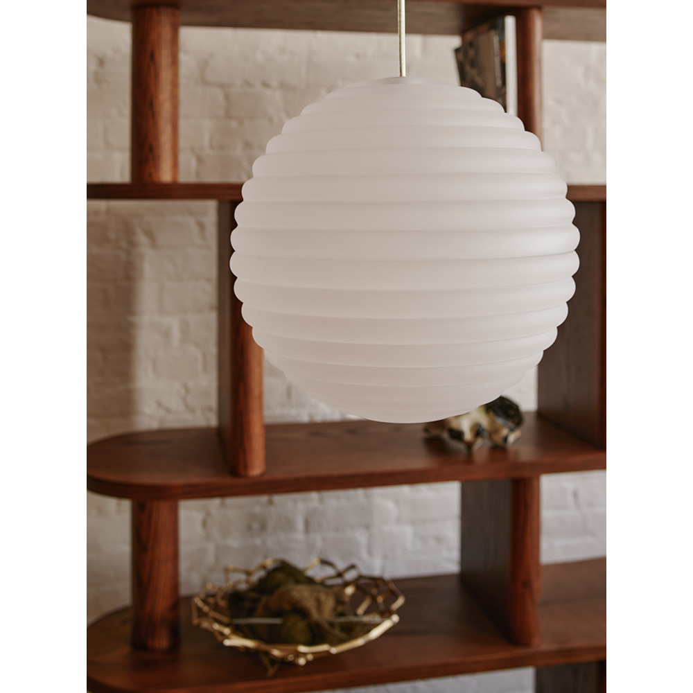 Press Sphere Pendant - Frosted