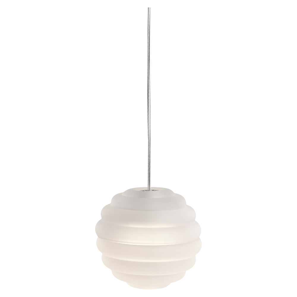 Press Mini Sphere Pendant - Frosted