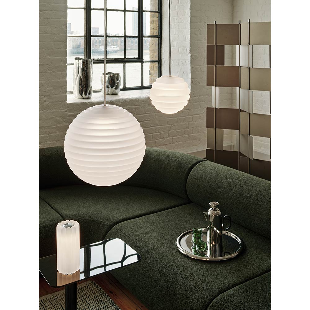 Press Mini Sphere Pendant - Frosted