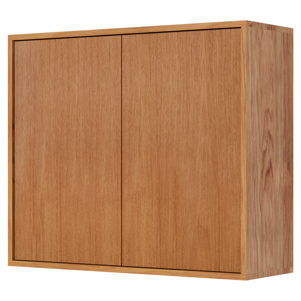 Shelf Library Cabinet - Medium, Natural Oak