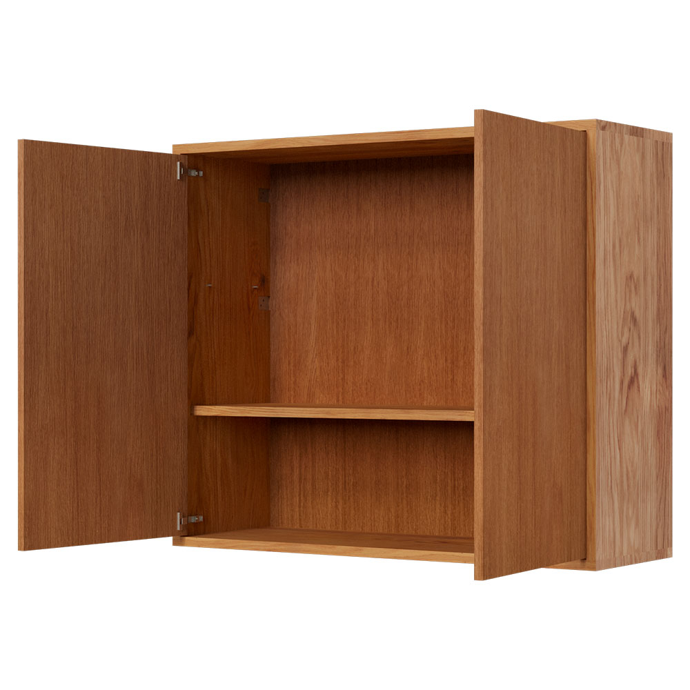 Shelf Library Cabinet - Medium, Natural Oak