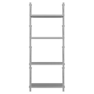 Shelf Library Single Section - 17.12"W x 42.67"H, Stainless Steel