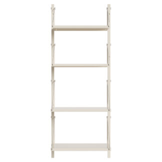 Shelf Library Single Section - 17.12"W x 42.67"H, Warm White Steel