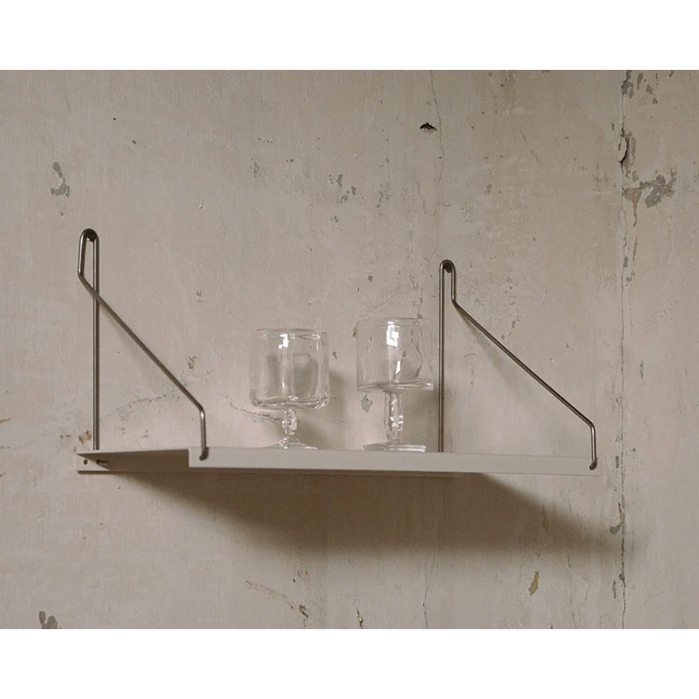 Single Shelf - Warm White Steel | Rouse Home