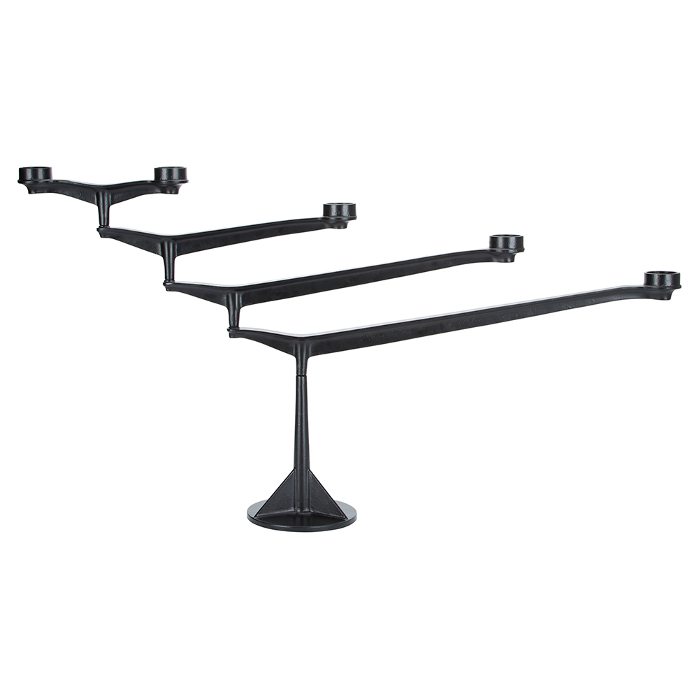 Spin Large Candelabra - Black