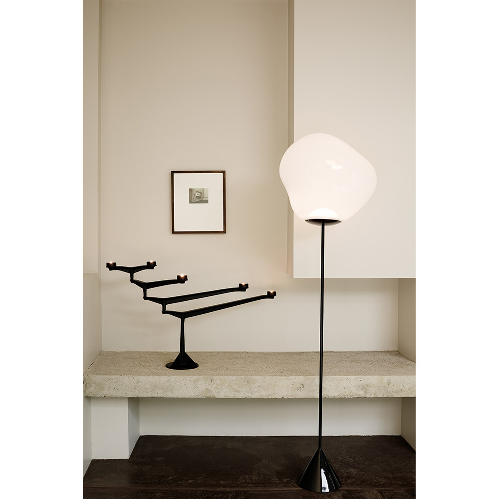 Spin Large Candelabra - Black