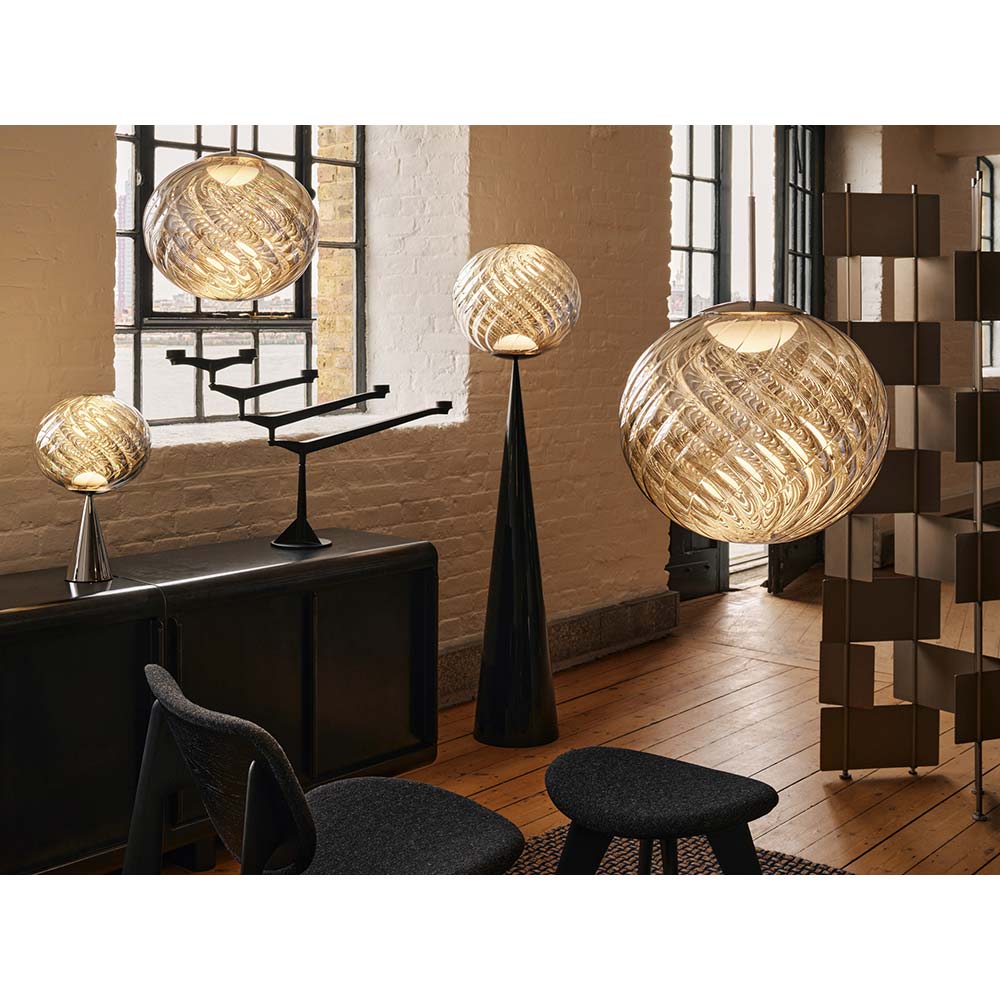 Spin Large Candelabra - Black