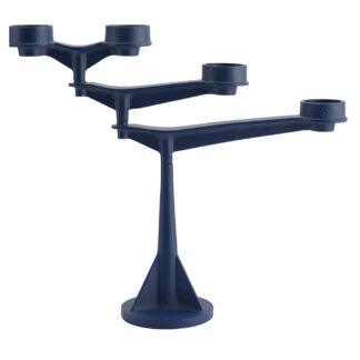 Spin Mini Candelabra - Blue