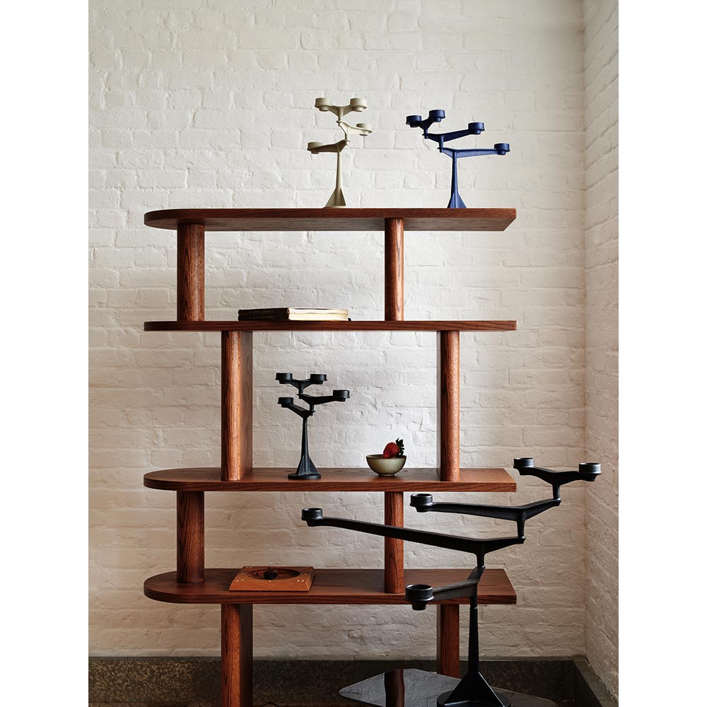 Spin Mini Candelabra - Putty