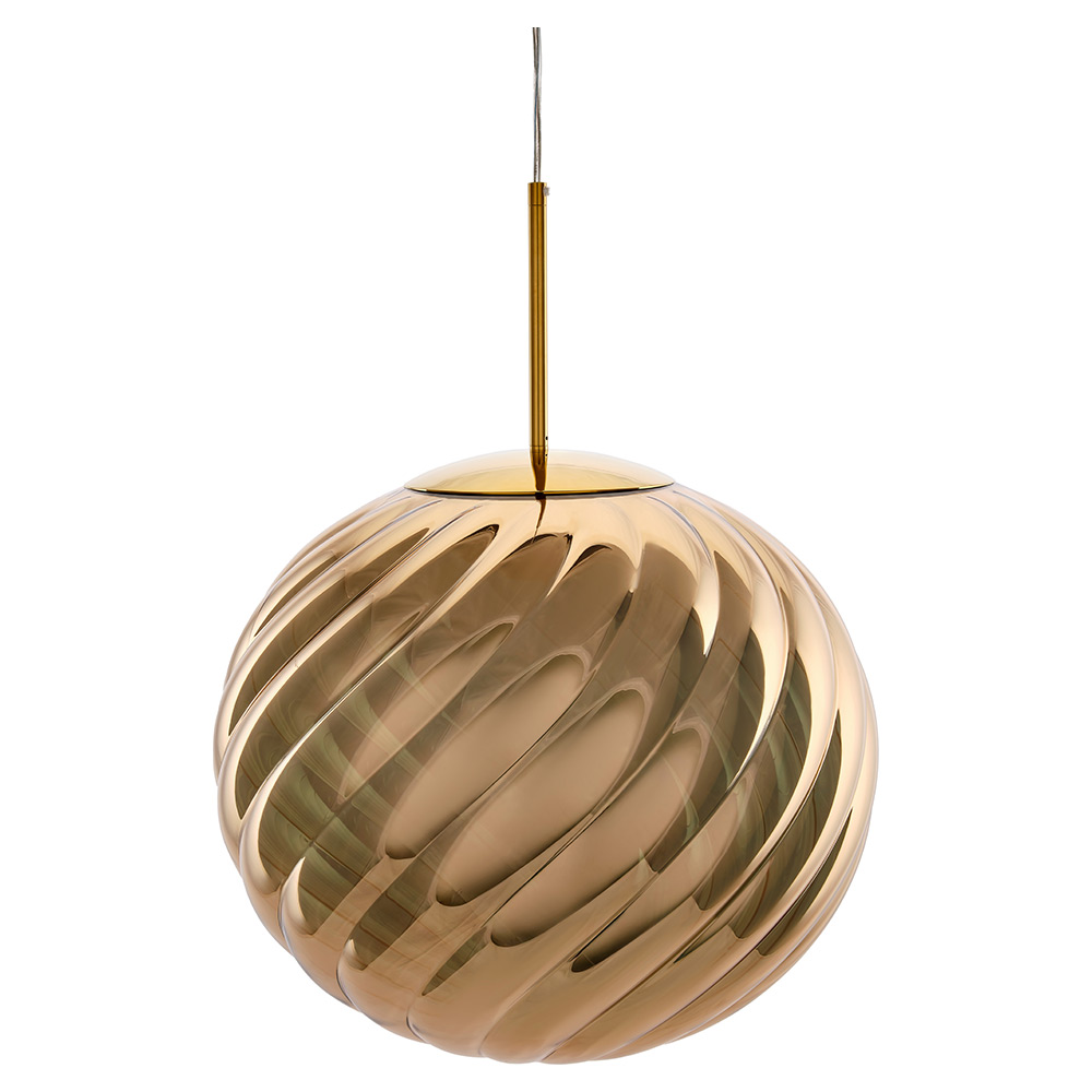 Whirl 18" Pendant - Gold