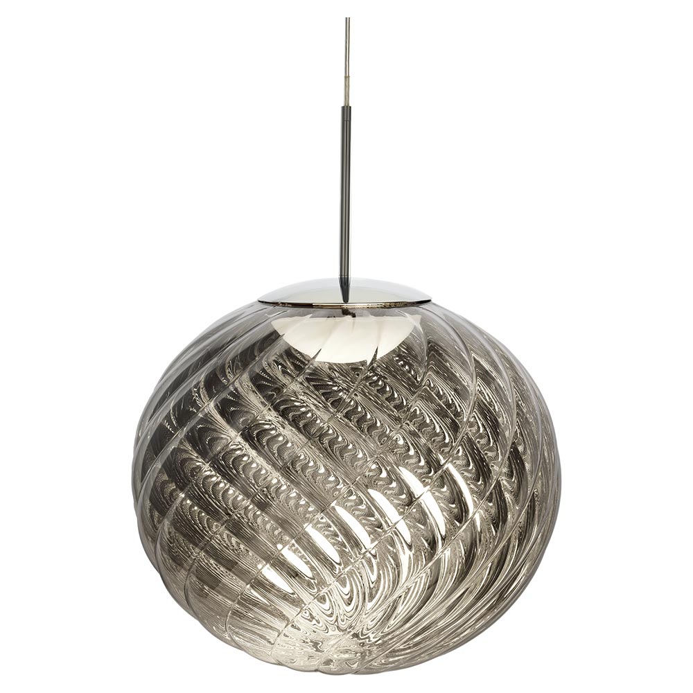 Whirl 18" Pendant - Silver