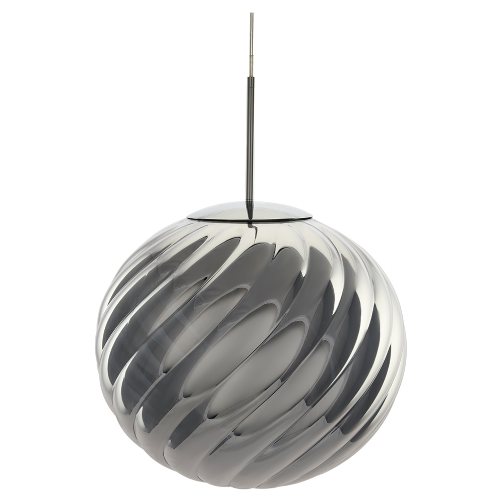 Whirl 18" Pendant - Silver