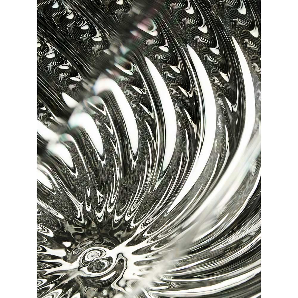 Whirl 18" Pendant - Silver
