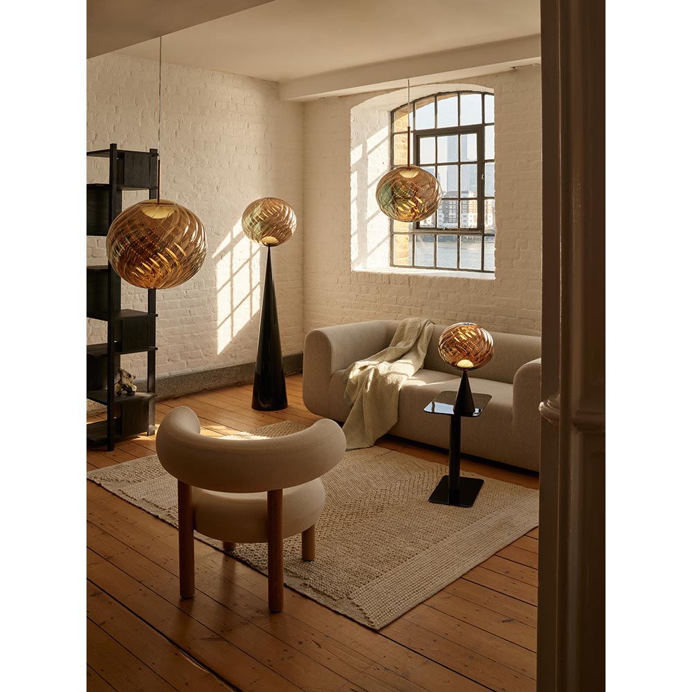 Whirl 12" Pendant - Gold