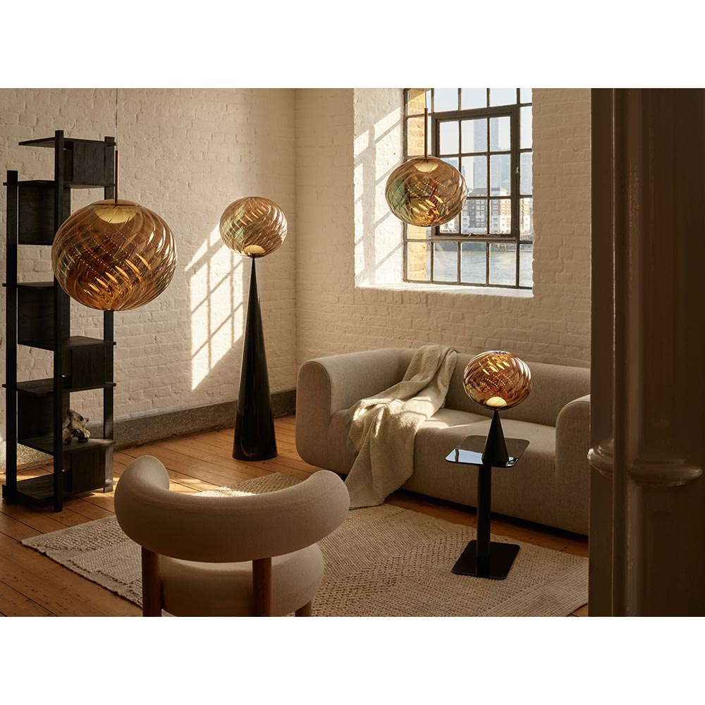 Whirl 12" Pendant - Gold