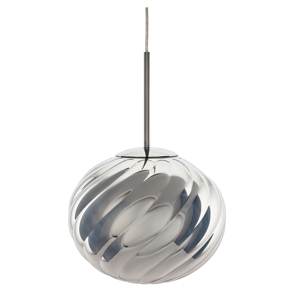 Whirl 12" Pendant - Silver