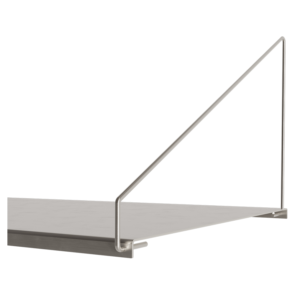 Library Shelf - Stainless Steel | Rouse Home