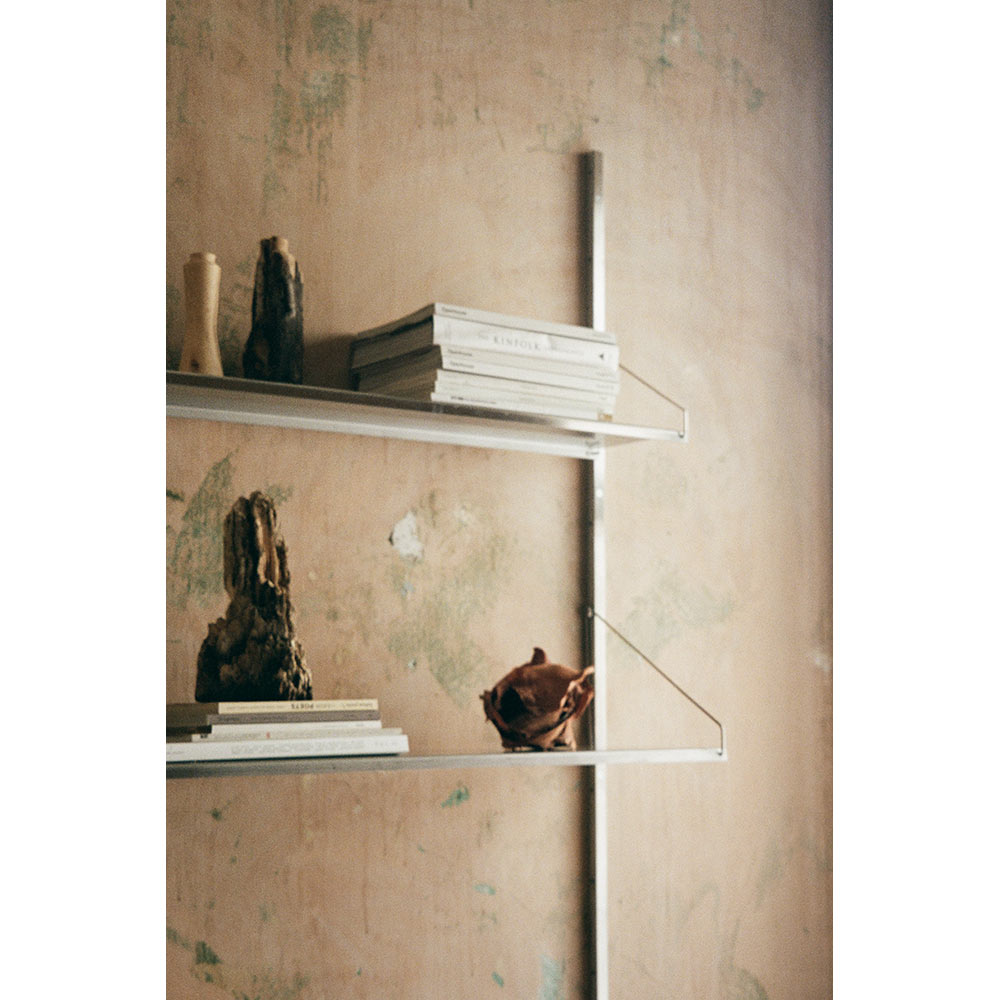 Library Shelf - Stainless Steel | Rouse Home